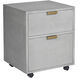 Jiro Grey Shagreen File Cabinet